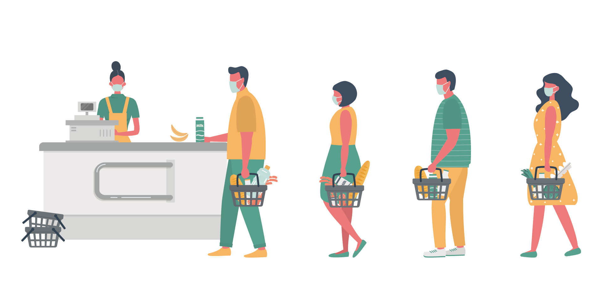 Les caissières de supermarché méritent des augmentations de salaires